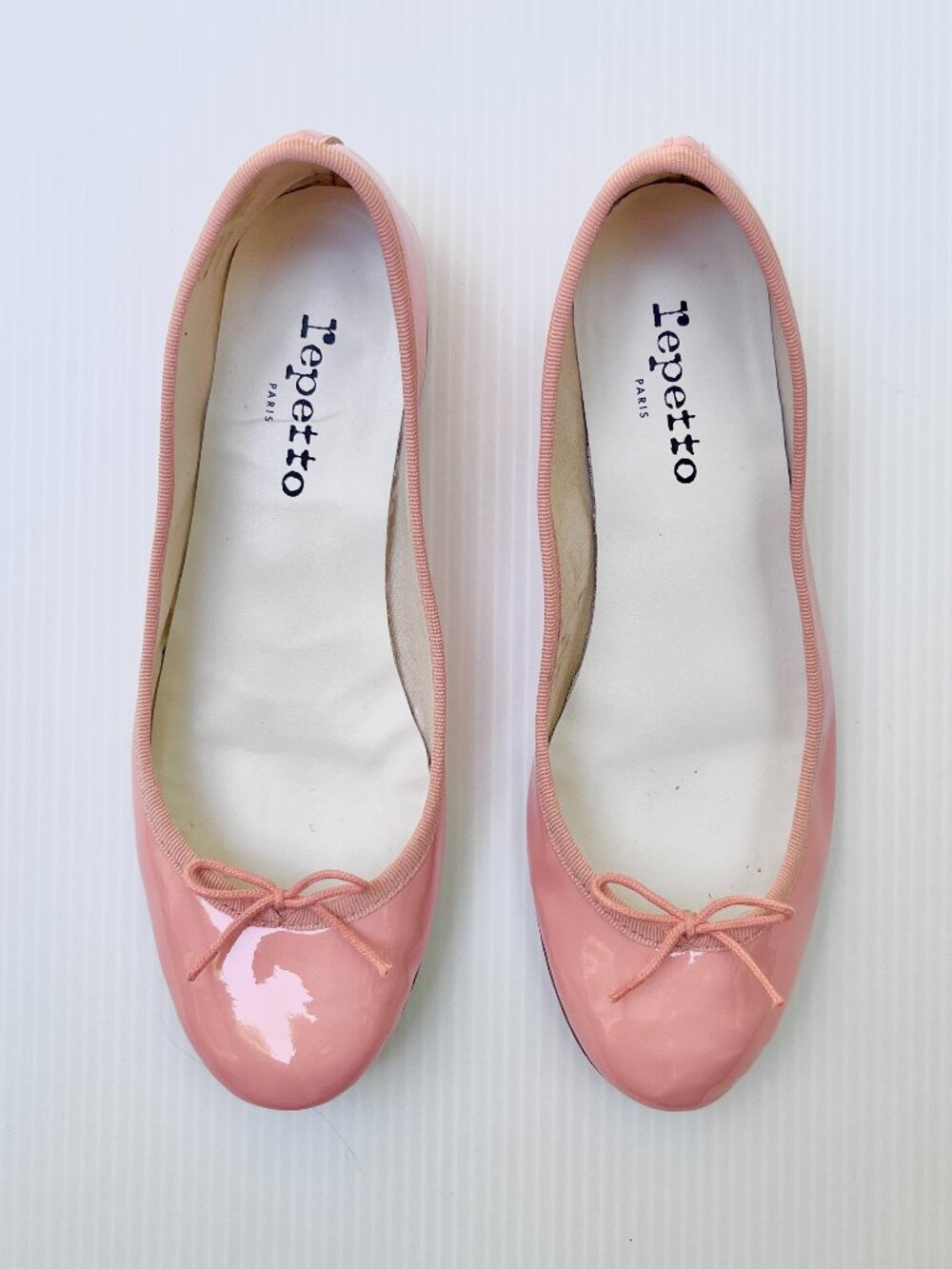 Repetto Camille Patent Leather Heels in Pink - Size 38.5 EU/7-7.5 US